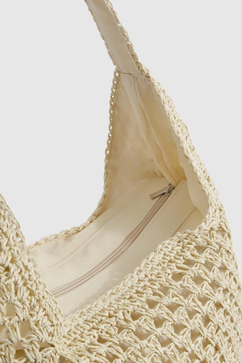 Слухата солом’яна пляжна сумка