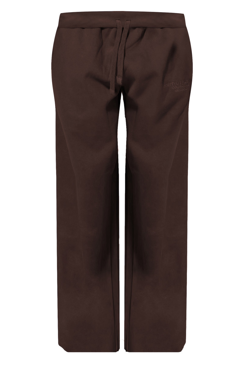 Шоколадні джоггери з манжетами PRETTYLITTLETHING преміум-класу
