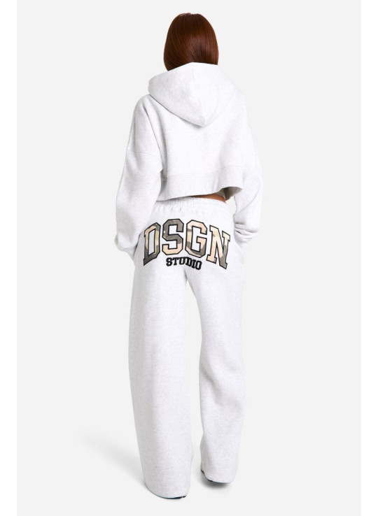 Dsgn Studio Camouflage Applique Bum Print Straight Leg Jogger