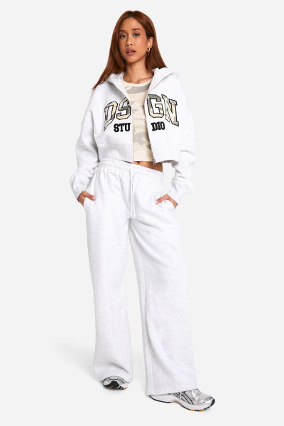 Dsgn Studio Camouflage Applique Bum Print Straight Leg Jogger