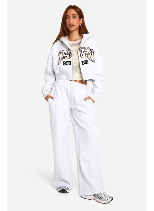 Dsgn Studio Camouflage Applique Bum Print Straight Leg Jogger