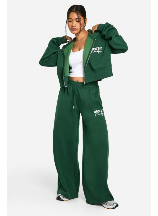 Привіт, ковбойський лозунг Straight Leg Jogger