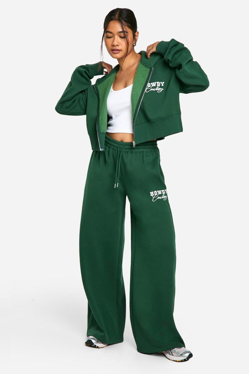 Привіт, ковбойський лозунг Straight Leg Jogger