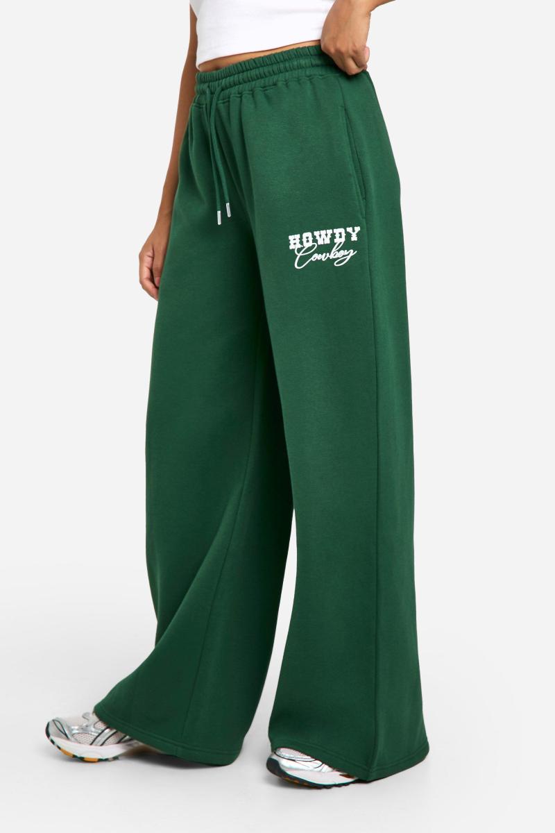 Привіт, ковбойський лозунг Straight Leg Jogger