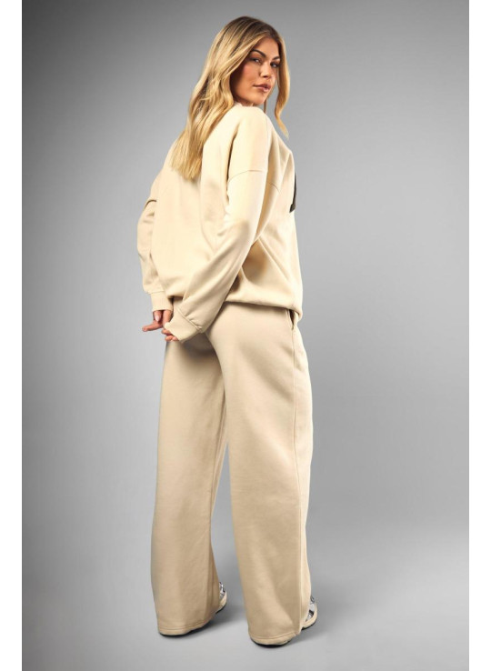 Dsgn Studio Toweling Applique Straight Leg Jogger