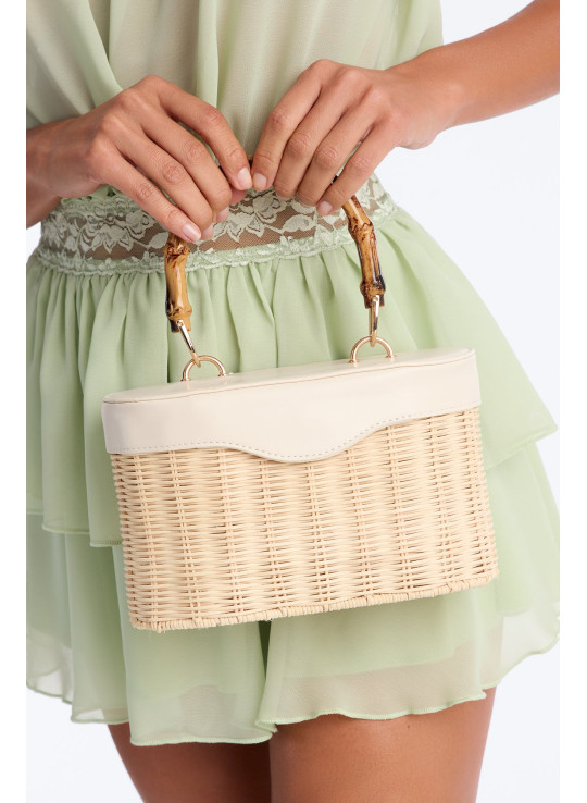 Солом'яна сумка-саквояж 