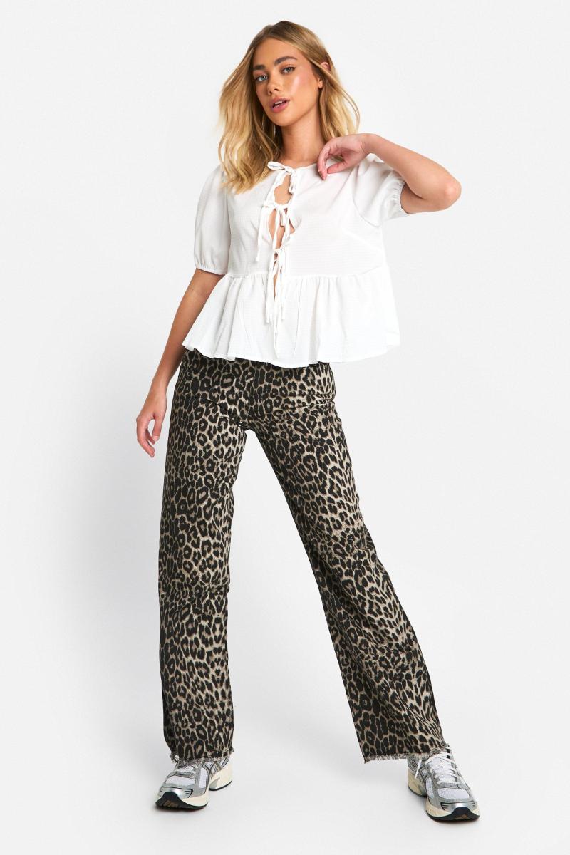 Текстурована зав'язка спереду і пуховий рукав